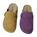 Hot Popular Women's Closed Toe Cork Slippers Mule Clogs Cork Sandals For Women Garden Slides Big Size Cork Shoes