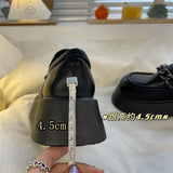 2022 NEW Lolita shoes chain platform shoes Japanese JK uniform shoes Kawaii mocassin loafers women college girls mary jane
