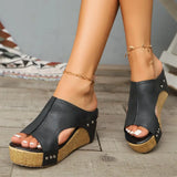 Breakj Slopes And Slippers Women Wear 2025 Summer New Women's Thick Bottom Fish Mouth