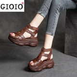 Sandals Women Summer New Fashion Women's Sandals Roman-style Comfortable for Women Retro Chunky Sandals Fashion