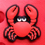 Charms Accessories Cartoon Animals Cute PVC Shoe Croc Buttons Sandals Charms Decoration Marine Organism Free