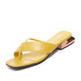 Sexy Wild trend Simple Young Women White Slippers Fashion Flats Open Toe Summer Slippers Slides Women Casual Shoes