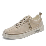 o'clock Spring New Men's Canvas Shoes Trend Lace-up Male Flats Footwear All-match Casual Sneaker Comfortable