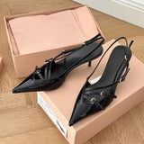 Summer Sexy High Heels Women Sandals Shoes New Pointed Toe Dress Party Shoes Fashion Outdoor Walking Pumps Mujer