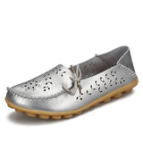 Leather Women Flat Shoes Ballet Trainer Leisure Shoes Woman Flower Sneakers For Women 2021 Candy Color Nurse