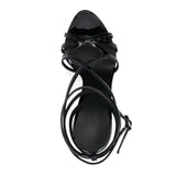 Super High Heel Nightclub Dancing Shoes Large Size Waterproof Platform Banquet Shoes Summer