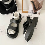 Fashion Gladiator Women Narrow Band Cross-tied Platform Square Heel Peep Toe Rome Design Sexy Mature Shoes Ladies
