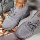 Sneakers Shoes 2021 Fashion Lace Up Platform Shoes Size 43 Mesh Casual Sports Shoes Woman Vulcanize Shoes Zapatillas