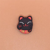 Sale 1pc Animals PVC Shoe Charms Shoe Buckle Accessories Cute Pug Face Shoe Decoration for croc jibz Kid's Party