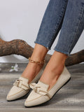 Breakj 2025 Spring Tip Flat-Soled Single Shoes Large-Size Fashion Flying Pedal Casual Women's