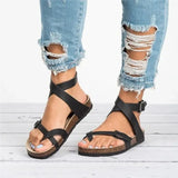 Breakj Women Sandals Summer Flip Flops Fashion Rome Shoes Women Classics Platform Wedges Heel Ladies Ankle Strap