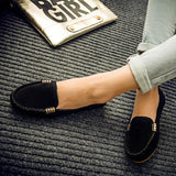 Version Of Women 2023 Spring And Autumn Shallow Mouth Bean Shoes Flat Heel Single Shoes Women A Foot Pedal Women's Shoes Lazy Shoes Large Size