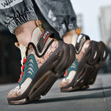 Men Sneakers Women Breathable Popcorn Platform Men Casual Sneakers Male Fashion Men Sports Shoes Women Walking