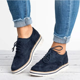 Shoes For Women Women's Spring Footwear Flat shoes Female Brogue Sewing Platform Hollow out Lace up Ladies Shoes