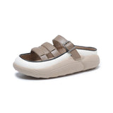 Breakj Slippers 2024 Summer Style Foreign Style Web Celebrity Casual Shoes Soft Sole Comfortable Slippers