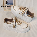 Breakj Version Of Small White Shoes Women's 2025 Summer New Leisure Sports Breathable Old Shoes Women's Thick-Soled High-Span