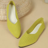 Large-Size Spring And Autumn New Sharp Head Flat Bottom Flying Shallow Soft Base Comfortable One Foot Pedal Bean