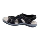 Breakj Sandals Summer Beach Shoes Round Head Breathable Casual Sandals Large Flat Beach