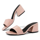Breakj Thick With High Heel Slipper Female Party Head With Slipper Female Women Heels
