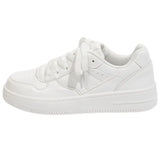 White Shoes Children 2024 Autumn New Campus Style Shoes Flat Soles Shoes Leisure Sports Shoes Lightweight Student