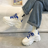 Breakj Dad Shoes Women's Small White Shoes 2025 Spring And Summer New Thick-Soled High-Fashion Women's Shoes Net Red Trend Casual