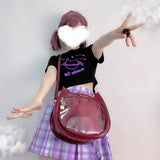 cute cat handbags Japanese kawaii ita bag large capacity Lolita shoulder bag JK uniform bag college girl Shopper bag Women's