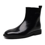 Breakj Boots High Boot Side Zipper Casual Leather Boots 2023 New