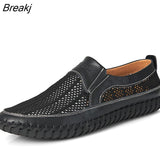 Large Size Men's Loafers Comfortable Men's Casual Loafers Breathable Mesh Men's Shoes Non-slip Lightweight Men's