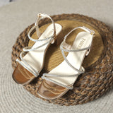 Sandals In The Summer Of 2024, The New Style Square Head Water Drill With Thick High Heels In English