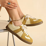 Derain Shoes 20255 New Round Head With Flat-Bottomed Small White Shoes Low-Top Sports