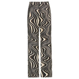 Paisley Print Vintage High Waist Pants Women Casual Skinny Elegant Long Trousers Ladies Fashion Streetwear