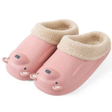 Shoes For Woman Men's Slippers Plush Warm Fur Slippers Clogs Lovers Home Slippers Shoes For Female Mules Women's