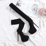 Knee Boots Autumn And Winter New Spot Nightclub Stage Boots Spring Boots Summer Style Women Hate Sky Tall