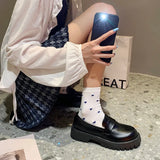 35 43 Lolita shoes 2022 NEW JK uniform leather shoes Women vintage Mary Jane shoes College girls shoes Students platform
