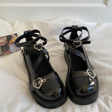 New Lolita Shoes JK Uniform Platform Shoes Japanese School Uniform High Heels Cute Mary Jane College Girls Shoes 2022 Women