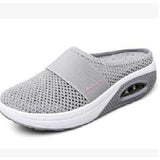 Breakj Small Net Hole Slippers Women No Heel Half-Slippers Thick-Bottom Slippers Women Net Side Half Slippers