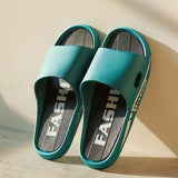 Men New Summer Slippers Fashion EVA Soft Bottom Casual Slides Light Beach Shoes Male Non-Slip Home Bathroom Sandals and