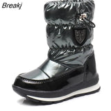 Real Wool Winter Warm Baby Shoes Waterproof Children's Snow Boots -30 Degree Keep Warm Girls Boys Snow Boots Kids