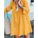 Celmia Women Holiday Short Vestido Cotton V-neck Stitching 2022 Summer Sundress Floral Hollow Out Elegant Lady Casual Mini