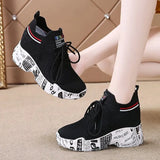 Breakj Womens Sneakers Women's Designer Shoes Tennis Female Woman Fashion Trainers Heels Summer Autumn PU Fabric Retro