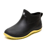 Boots Women's Rubber Anti-skid Colorful Unisex Ankle Boots Lightweight Slip On Boots Shoes 2020 Water-proof Drop