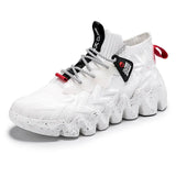 Summer Casual Sneakers Mesh Breathable Fashion Catwalk Shoes Zigzag Sole Chaussures High Quality Non-Slip