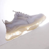 Shoes 2021 Crystal Bottom Sport Shoes Fashion Casual Chunky Sneakers Breathable Blank Sneakers Brand Women's