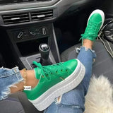 Breakj 2023 New Large-Size Single-Shoe Women's New Round Head Leisure Sticky Shoes Single