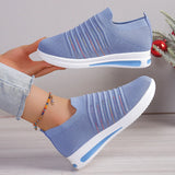 Summer New Large-Size Single-Shoe Women's Thick Bottom Slope And Sports Wind Casual Flying
