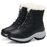 Women Boots Lightweight Ankle Boots Platform Shoes For Women Heels Winter Botas Mujer Keep Warm Snow Winter Shoes Female