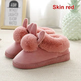 Slippers Women Furry Warm Female Slipper Indoor Home Shoes Casual Ladies Soft Comfort Shoes Woman Furry Rabbit Ears