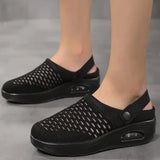 Women Sandals Air Mesh Summer Sandals With Platform Heels Shoes Women Casual Slippers Beach Summer Shoes Wedges Sandalias