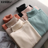 winter women's turtleneck loose warm women's sweaters 2021 women's jumper long sleeve thick sweater oversize