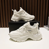 Women Vulcanized Shoes 2021 Fashion Breathable Thick Sole Ladies Trainers Platform Women Chunky Sneakers Basket